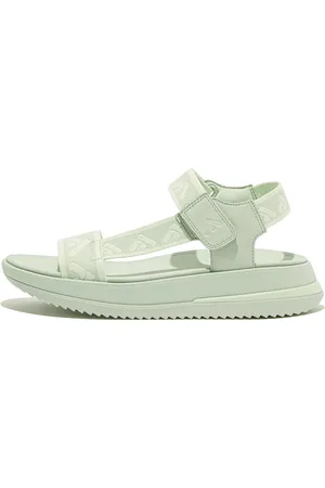 FitFlop Women SURFF Webbing Back-Strap Sandals Webbing Polyester/Leather, Outlet