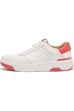 FitFlop Women RALLY EVO Leather Trainers, Outlet