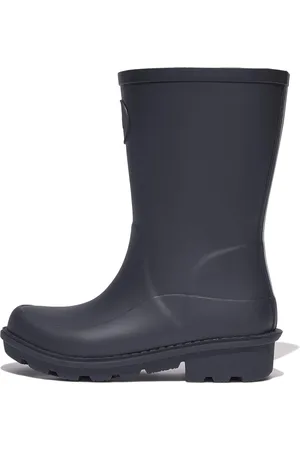 FitFlop WONDERWELLY KIDS Junior Ergonomic Wellington Boots Natural Rubber Mix, Full Price