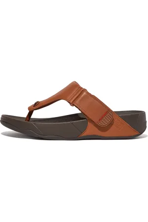 FitFlop TRAKK II Mens Leather Flip-Flops, Full Price