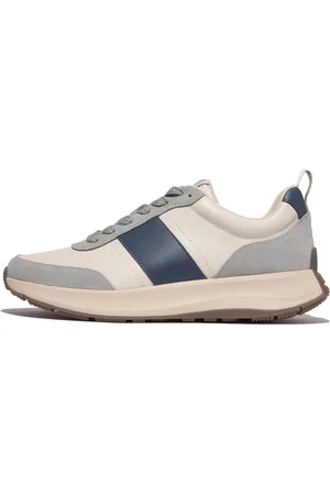 FitFlop F-MODE Flow Mens Leather/Suede Trainers Suede/Leather, Full Price