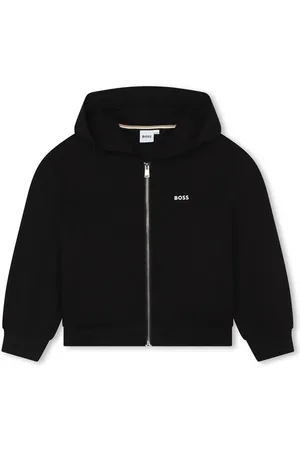 HUGO BOSS Logo Zip Hoodie Juniors