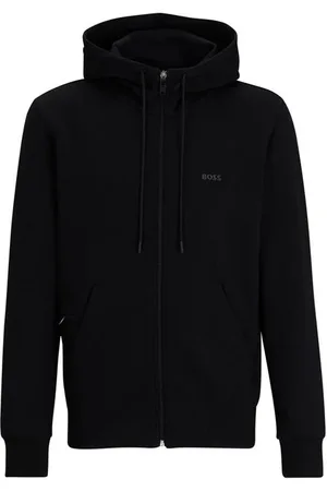 HUGO BOSS Stretch Zip Up Hoodie