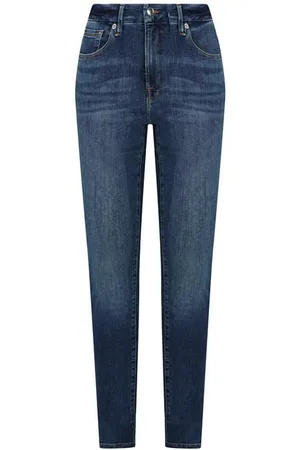 GOOD AMERICAN Good Legs Released Hem Jeans