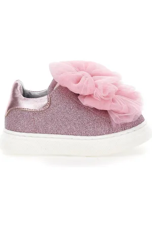 MONNALISA Tulle Bow Trainers Juniors