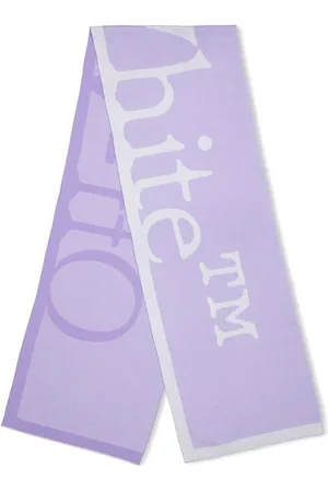 OFF-WHITE Instarsia Logo Scarf