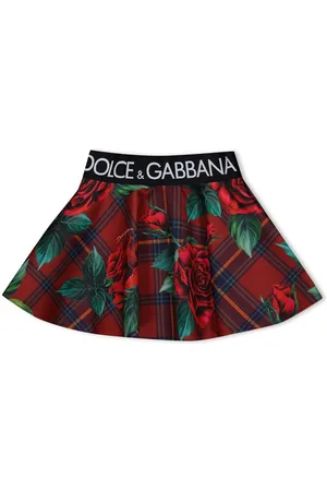 Dolce & Gabbana Tartan Mini Skirt Juniors