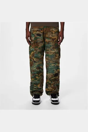 Givenchy Distressed Camo Cargo Trousers