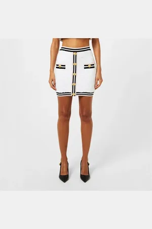Balmain Buttoned Mini Skirt