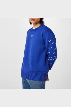 OFF-WHITE Stitch Arrows Diagonal Knit Jumper