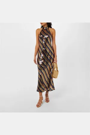 RIXO London Pearl Sequined Dress