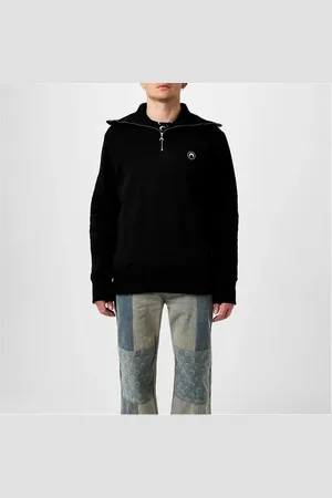 Marine Serre Ornament Half Zip Top