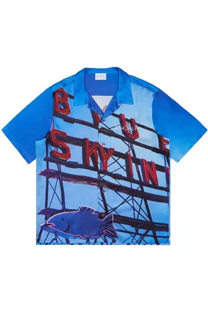 BLUE SKY INN Neon Sign Shirt