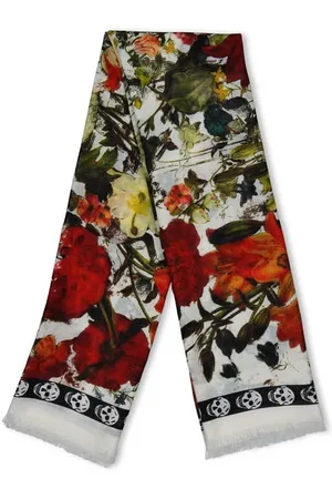 Alexander McQueen Classic Floral Scarf