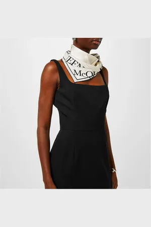 Alexander McQueen Origami Monogram Scarf