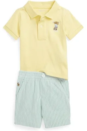 Ralph Lauren Polo Shirt And Shorts Set Infants
