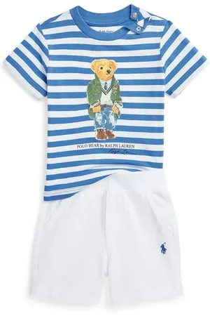 Ralph Lauren Cotton T-Shirt-Mesh Shorts Set Junior