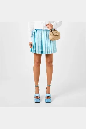VERSACE Barocco Pleated Mini Skirt