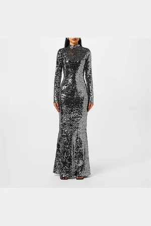 GOOD AMERICAN Sequin Maxi Dress