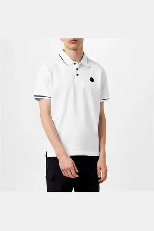 Moncler Logo Patch Smart Polo Shirt