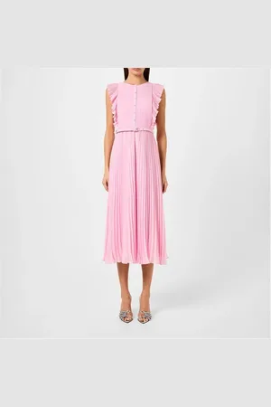 Self-Portrait Ruffle Midi Dress
