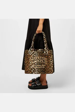 Ganni Large Canvas Tote Bag