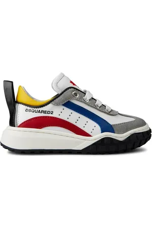 Dsquared2 Logo Multicolour Paneled Trainers Juniors