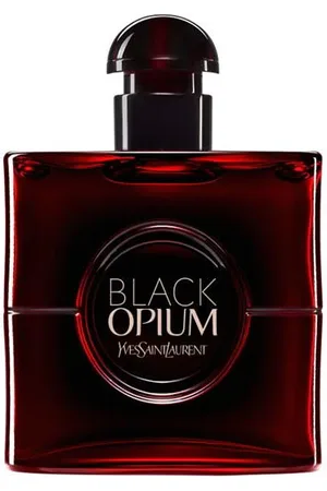 Saint Laurent Ysl Black Opium Eau De Parfum Over Red