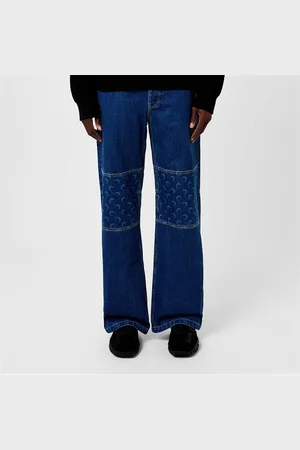 Marine Serre Straight Leg Jeans