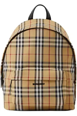 Burberry Jett Check Backpack