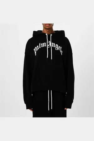 Palm Angels Curved Logo Hoodie