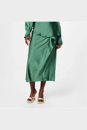Simkhai Blane Asymmetric Midi Skirt