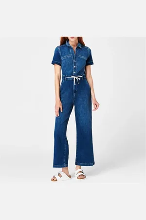Paige Carly Denim Jumpsuit