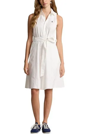 Ralph Lauren Cotton Polo Pony Mini Dress