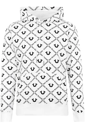 True Religion Allover Logo Hoodie