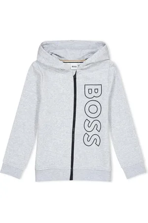 HUGO BOSS Large Logo Zip Hoodie