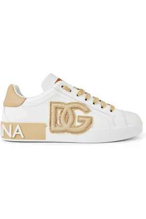 Dolce & Gabbana Portofino Canvas Logo Trainers