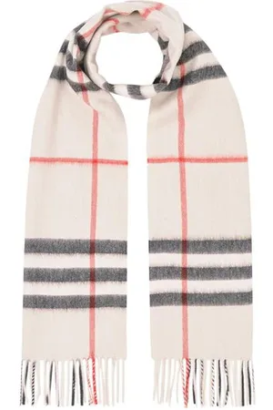 Burberry Unisex Check Cashmere Scarf