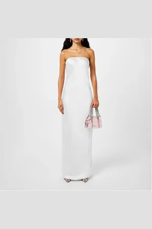 Norma Kamali Bias Strapless Maxi Dress