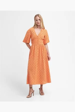 Barbour Kelley Broderie Anglaise Midi Dress
