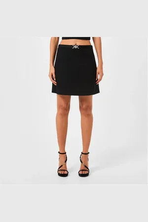 VERSACE Medusa Belted Mini Skirt