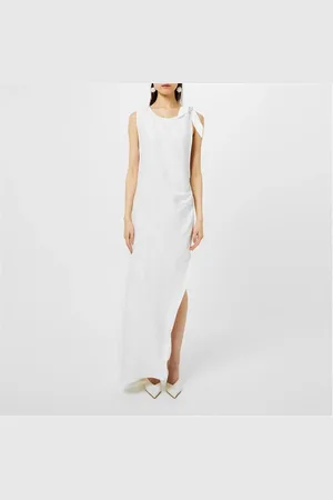 Msgm Knot-Detail Maxi Dress