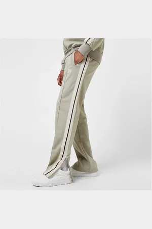 Palm Angels Embroidered Striped Jersey Track Pants