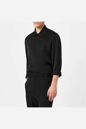 Moschino Allover Logo Print Twill Shirt