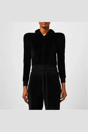 Balenciaga Round Shoulder Zip-Up Hoodie