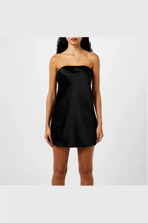 Norma Kamali Bias Strapless Mini Dress