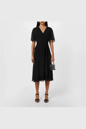 Ralph Lauren Belted Georgette dress