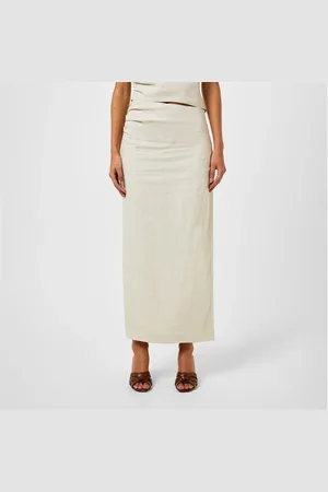 SIR Affogato Asymmetric Midi Skirt