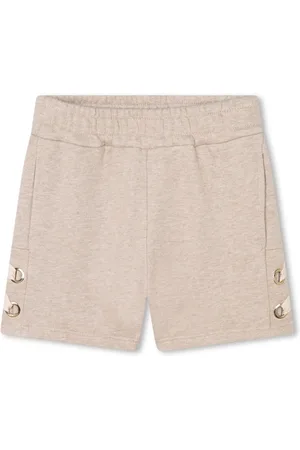 Chloé Logo Embroidered Cotton Shorts