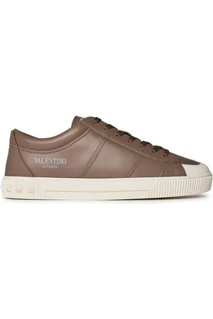 VALENTINO GARAVANI City Planet Leather Trainers